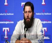 Texas Rangers pitcher Lance Lynn is excited to take the ball for the team on Opening Day.