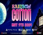 Rainbow Cotton Remaster is an HD remaster of the classic Dreamcast on-rail shooter developed by KRITZELKRATZ 3000. Players will embody Cotton and cast spells to defeat demons, stress out fairy friends, and cause all-around mayhem in the hunt for Willow candies. This enhanced version is fitted with features such as lock-on targeting, controller rumble, speaker support, and more.