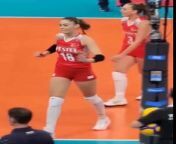 Zehra guns Turkish volleyball player also so beautiful