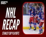 Avalanche Win in OT Against Stars; Rangers go up 2-0 on Canes from vdo ww video co