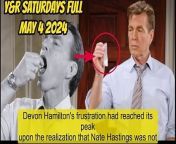 The Young And The Restless 5_4_24 Spoilers Next On YR May 4 YR Weekly Spoilers