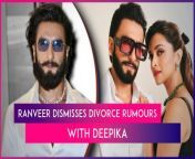 Ranveer Singh has seemingly put an end to divorce rumours with Deepika Padukone at a recent event in Mumbai. The actor sparked rumours of trouble in his marital paradise after he archived his and Deepika’s wedding photos, along with other posts before 2013, on Instagram. On May 9, Ranveer attended the Tiffany &amp; Co store launch in Mumbai where he proudly flaunted his wedding ring, shutting down rumours of their divorce. In an interview with Vogue India at the store launch, Ranveer even called his wedding ring very ‘dear to him’.&#60;br/&#62;