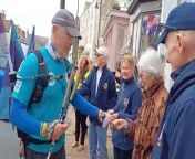 A Walk for Hope 2024 brought 3 Dads Walking to Caistor as part of their 500-mile route from Stirling to Norwich
