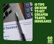 10 Money Saving Tips For Travel Insurance