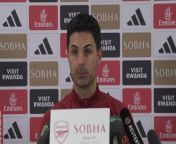 Arsenal boss Mikel Arteta says he is focused and excited for their clash with Manchester United as the Premier League title race comes down to the wire&#60;br/&#62;Sobha Realty training centre, London Colney, London, UK