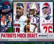 Taylor Kyles of CLNS Media teams up with Dakota Randall and Ian Cummings from Pro Football Network to compare each-others mock drafts!&#60;br/&#62;&#60;br/&#62;This episode of the Patriots Daily Podcast is brought to you by:&#60;br/&#62;&#60;br/&#62;Prize Picks! Get in on the excitement with PrizePicks, America’s No. 1 Fantasy Sports App, where you can turn your hoops knowledge into serious cash. Download the app today and use code CLNS for a first deposit match up to &#36;100! Pick more. Pick less. It’s that Easy! &#60;br/&#62;&#60;br/&#62;Football season may be over, but the action on the floor is heating up. Whether it’s Tournament Season or the fight for playoff homecourt, there’s no shortage of high stakes basketball moments this time of year. Quick withdrawals, easy gameplay and an enormous selection of players and stat types are what make PrizePicks the #1 daily fantasy sports app!&#60;br/&#62;&#60;br/&#62;#Patriots #NFL #NewEnglandPatriots