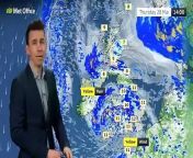 Aidan McGivern presents the next 10 days weather - Met Office from rab met