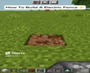 how to build a electric fence in Minecraft from minecraft java login