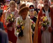 Queen Camilla graciously assumed the role typically held by the king at the traditional Maundy service. The ceremony saw her presenting two small purses containing specially minted coins to 75 men and 75 women, symbolizing the king&#39;s age. Buzz60’s Maria Mercedes Galuppo has the story.
