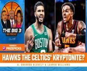 On today&#39;s episode of The Big 3 Podcast, A. Sherrod Blakely, is joined by Lauren Williams of the Atlanta Journal-Constitution to talk about how the Celtics and Hawks match up, and if the Celtics should be worried about seeing Atlanta in the playoffs.&#60;br/&#62;&#60;br/&#62;&#60;br/&#62;&#60;br/&#62;The Big 3 NBA Podcast with Gary, Sherrod &amp; Kwani is available on Apple Podcasts, Spotify, YouTube as well as all of your go to podcasting apps. Subscribe, and give us the gift that never gets old or moldy- a 5-Star review - before you leave!&#60;br/&#62;&#60;br/&#62;&#60;br/&#62;&#60;br/&#62;This episode of the Big 3 NBA Podcast is brought to you by:&#60;br/&#62;&#60;br/&#62;&#60;br/&#62;&#60;br/&#62;PrizePicks! Get in on the excitement with PrizePicks, America’s No. 1 Fantasy Sports App, where you can turn your hoops knowledge into serious cash. Download the app today and use code CLNS for a first deposit match up to &#36;100! Pick more. Pick less. It’s that Easy! &#60;br/&#62;&#60;br/&#62;&#60;br/&#62;&#60;br/&#62;Football season may be over, but the action on the floor is heating up. Whether it’s Tournament Season or the fight for playoff homecourt, there’s no shortage of high stakes basketball moments this time of year. Quick withdrawals, easy gameplay and an enormous selection of players and stat types are what make PrizePicks the #1 daily fantasy sports app!