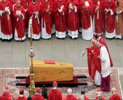 Pope Francis presided over the funeral mass of Pope Emeritus Benedict XVI on January 5. The historic ceremony marked the first time in 200 years a pontiff has led the service of his predecessor.