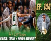 Welcome to episode 144 of the A List Podcast with A. Sherrod Blakely, Gary Washburn, and Kwani A. Lunis. In this episode, Sherrod, Gary and Kwani discuss Jayson Tatum and Paul Pierce spending time together training and working out, Rajon Rondo coaching rumors, and react to the Svi Mykhailiuk signing. Be sure to check it out as the A List reacts to the latest news and what may come next for the Celtics roster!&#60;br/&#62;&#60;br/&#62;0:00 Intro&#60;br/&#62;3:00 Jayson Tatum and Paul Pierce are bonding, what can Pierce teach him?&#60;br/&#62;7:31 FanDuel Sportsbook&#60;br/&#62;8:15 Rajon Rondo rumored to be coaching staff candidate for Celtics?&#60;br/&#62;16:24 Celtics sign Svi Mykhailiuk, what does he bring to the team?&#60;br/&#62;19:14 Indeed&#60;br/&#62;20:57 Svi cont&#39;d&#60;br/&#62;22:09 Brad Stevens has brought on roster guys that he&#39;s giving a shot to &#92;