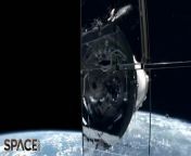 A batch of Starlink satellites were deployed by SpaceX shortly after launch. See multiple views captured by cameras aboard the Falcon 9 rocket second stage.&#60;br/&#62;&#60;br/&#62;Credit: Space.com &#124; footage courtesy: SpaceX &#124; edited by Steve Spaleta &#60;br/&#62;Music: New Age Solitude by Philip Ayers / courtesy of Epidemic Sound