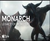 Bill Randa, Dr. Keiko Miura, and Lee Shaw narrowly escape the ruins of a warship...and a MUTO encounter. Monarch: Legacy of Monsters now streaming on Apple TV+ https://apple.co/_Monarch&#60;br/&#62;&#60;br/&#62;Following the thunderous battle between Godzilla and the Titans that leveled San Francisco, and the shocking revelation that monsters are real, “Monarch: Legacy of Monsters” tracks two siblings following in their father’s footsteps to uncover their family’s connection to the secretive organization known as Monarch. &#60;br/&#62;&#60;br/&#62;Clues lead them into the world of monsters and ultimately down the rabbit hole to Army Officer Lee Shaw (played by Kurt Russell and Wyatt Russell), taking place in the 1950s and half a century later where Monarch is threatened by what Shaw knows. &#60;br/&#62;&#60;br/&#62;Based on the Monsterverse from Legendary, and starring Kurt Russell, Wyatt Russell, Anna Sawai, Kiersey Clemons, Ren Watabe, Mari Yamamoto, Anders Holm, Joe Tippett and Elisa Lasowski, this dramatic saga — spanning three generations — reveals buried secrets and the ways that epic, earth-shattering events can reverberate through our lives.&#60;br/&#62;