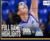 PVL Game Highlights: Galeries Tower deflates Strong Group Athletics from al ihsan inshad group