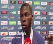 Yunus Musah speaks on importance of winning the third Nations League in a row from seven nation army audio