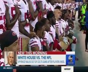 Vice President Mike Pence walked out of the NFL game after San Francisco 49ers&#39; players knelt during the national anthem and President Trump took credit for the walkout in a tweet.