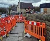 A new junction is being constructed at the entrance to the former REEL Cinema in Burnley