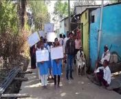 Children of Gaunchitaronda School took out awareness rally