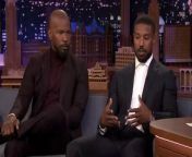 Michael B. Jordan and Jamie Foxx discuss teaming up for Just Mercy, inspired by the true story of Bryan Stevenson, and break down how they handled a particularly dramatic scene to bring the injustice of Walter McMillian to life.