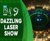 A dazzling laser show sets alight the #HBLPSL9 opening ceremony &#60;br/&#62;&#60;br/&#62;#KhulKeKhel&#60;br/&#62;
