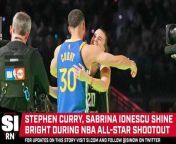 Stephen Curry and Sabrina Ionescu created the moment of NBA All-Star Weekend with their compelling shootout, as Sabrina gave Steph all he could handle
