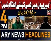 #maryamnawaz #cmpunjab #punjabassembly #headlines #arynews &#60;br/&#62;&#60;br/&#62;Maryam Nawaz elected Punjab’s first female CM amid SIC boycott&#60;br/&#62;&#60;br/&#62;Sindh Assembly session underway to elect new CM&#60;br/&#62;&#60;br/&#62;Asad Qaiser lauds Achakzai’s stance on ‘rigging’ in elections&#60;br/&#62;&#60;br/&#62;Sindh CM Maqbool Baqar, health minister ‘exchange hot words’&#60;br/&#62;&#60;br/&#62;Palestine Prime Minister Shtayyeh resigns&#60;br/&#62;&#60;br/&#62;Court allows PTI founder one-on-one meeting with lawyers&#60;br/&#62;&#60;br/&#62;Shazeal Shoukat reveals the meaning of her name&#60;br/&#62;&#60;br/&#62;WATCH: Thief steals new cellphone within seconds in Karachi&#60;br/&#62;&#60;br/&#62;CJP Isa summons SJC meeting on Feb 29&#60;br/&#62;&#60;br/&#62;Israeli military proposes ‘plan for evacuating’ Gaza civilians&#60;br/&#62;&#60;br/&#62;For the latest General Elections 2024 Updates ,Results, Party Position, Candidates and Much more Please visit our Election Portal: https://elections.arynews.tv&#60;br/&#62;&#60;br/&#62;Follow the ARY News channel on WhatsApp: https://bit.ly/46e5HzY&#60;br/&#62;&#60;br/&#62;Subscribe to our channel and press the bell icon for latest news updates: http://bit.ly/3e0SwKP&#60;br/&#62;&#60;br/&#62;ARY News is a leading Pakistani news channel that promises to bring you factual and timely international stories and stories about Pakistan, sports, entertainment, and business, amid others.