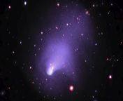 NASA Chandra X-ray telescope data from galaxy cluster Abell 2146 shows a &#92;