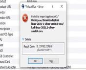 ▶ In this video you will findHow To Fix Failed to import appliance and Error Code E_INVALIDARG (0x80070057) in VirtualBox . if you faced any problem you can put your questions below in comments and i will try to answer them.&#60;br/&#62;&#60;br/&#62;======================&#60;br/&#62;&#60;br/&#62;If You Found This Video Helpful,PleaseLike And Follow Our Dailymotion Page , Leave Comment, Share it With Others So They Can Benefit Too, Thanks&#60;br/&#62;&#60;br/&#62;======================&#60;br/&#62;&#60;br/&#62;▶ ⬇️ Link to download files :&#60;br/&#62;&#60;br/&#62;https://www.7-zip.org/a/7z1900-x64.exe&#60;br/&#62;https://www.7-zip.org/a/7z1900.exe&#60;br/&#62;&#60;br/&#62;=============&#60;br/&#62;✅ Donate to Support Our Dailymotion Page : https://paypal.com/paypalme/VictorExplains&#60;br/&#62;======================&#60;br/&#62;&#60;br/&#62;▶Web s it e: https://victorinfos.blogspot.com&#60;br/&#62;&#60;br/&#62;▶F a c eb o o k: https://www.facebook.com/Victorexplains&#60;br/&#62;&#60;br/&#62;▶ ︎ Twitter: https://twitter.com/VictorExplains&#60;br/&#62;&#60;br/&#62;======================&#60;br/&#62;&#60;br/&#62;▶ ⁉️ If you have any Questions feel free to contact us in Social Media.&#60;br/&#62;&#60;br/&#62;=============================&#60;br/&#62;&#60;br/&#62;▶ ©️ Disclaimer : This video is for educational purpose only. Copyright Disclaimer under section 107 of the Copyright Act 1976, allowance is made for &#39;&#39;fair use&#92;