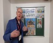 Terry Deary returns to his old school, Monkwearmouth Academy.