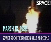 On March 18, 1980, a Soviet rocket exploded on the launchpad and killed 48 people.&#60;br/&#62;&#60;br/&#62;The Vostok-2M rocket was about to launch a new spy satellite called Tselina-D. Military technicians were working to fuel the rocket on the launchpad at the Plesetsk Cosmodrome, a top-secret spaceport a few hundred miles north of Moscow. It wasn&#39;t until three years after the explosion happened that the Soviets admitted that this secret spaceport existed. They continued to keep the deadly explosion a secret until 1989. State officials blamed the explosion on human error. But a later investigation determined the cause to be a design flaw with the rocket.