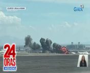 Palapag na dapat ang aerobatic jet na ito ng Turkish Air Force sa gitna ng pagsasanay. Pero bumangga ito sa construction machine na nagkukumpuni sa tarmac ng air base saka sumabog.&#60;br/&#62;&#60;br/&#62;&#60;br/&#62;24 Oras Weekend is GMA Network’s flagship newscast, anchored by Ivan Mayrina and Pia Arcangel. It airs on GMA-7, Saturdays and Sundays at 5:30 PM (PHL Time). For more videos from 24 Oras Weekend, visit http://www.gmanews.tv/24orasweekend.&#60;br/&#62;&#60;br/&#62;#GMAIntegratedNews #KapusoStream&#60;br/&#62;&#60;br/&#62;Breaking news and stories from the Philippines and abroad:&#60;br/&#62;GMA Integrated News Portal: http://www.gmanews.tv&#60;br/&#62;Facebook: http://www.facebook.com/gmanews&#60;br/&#62;TikTok: https://www.tiktok.com/@gmanews&#60;br/&#62;Twitter: http://www.twitter.com/gmanews&#60;br/&#62;Instagram: http://www.instagram.com/gmanews&#60;br/&#62;&#60;br/&#62;GMA Network Kapuso programs on GMA Pinoy TV: https://gmapinoytv.com/subscribe