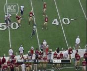 On Villanova&#39;s first drive of the game against Boston College, Jamal Abdur-Rahman ran for a touchdown on a fake punt to give the Wildcats a 7-0 lead.