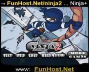 At FunHost.Net/ninja2, Ninja2 is finally here guys -6 Unique Levels -4 different A.I. driven enemies ( and spikes) -One shot head kills - mutli shot body kills -Speed Timer each level for competitive play -Unlimited Arrows -Each level requires a new skill to complete (double-roping, swing and shoot) -Quality Ninja Music and Sounds -Auto-save progress for future playing -Custom Level Builder Option -Share your custom built levels with your friends Use your Ninja Rope and Kunai&#39;s to kill all the enemies, and collect all coins! Click and hold your left mouse button to throw your rope. Press space to shoot and use WASD to move. Controls can be changed in options.( Action, Adventure, Shooting) (Action, Driving, Girly, Killing, Music, Ninja, Shooting, Sound Game) .&#60;br/&#62;&#60;br/&#62;Play Ninja2 for Free at FunHost.Net/ninja2 on FunHost.Net , The Fun Host of Apps and Games!&#60;br/&#62;&#60;br/&#62;Ninja2 : FunHost.Net/ninja2 &#60;br/&#62;www: FunHost.Net &#60;br/&#62;Facebook: facebook.com/FunHostApps &#60;br/&#62;Twitter: twitter.com/FunHost &#60;br/&#62;