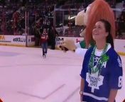 Watch Alicia propose to her girlfriend during a break at the Ottawa Senators and Toronto Maple Leafs game. The Bruno Mars is clutch.