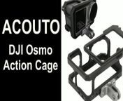 DJI Osmo Action Aluminum Protector Cage by ACOUTO - Unboxing, Install, and Review.&#60;br/&#62;This is the Acouto Camera Cage Aluminium Alloy Camera Frame Cage Case that Fits the DJI Osmo Action Camera. Its a Protective Housing Frame Shell for the Camera. Vlogging Photography Accessories.