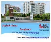 Skylark Ithaca 1/2/3 BHK Luxuy project @ Best price. Hurry Book now your dream home at very affordable price. Call on- 91- 9019196393.