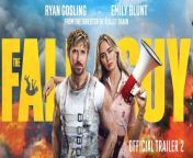 THE FALL GUY &#124; Official Trailer 2&#60;br/&#62;&#60;br/&#62;Cast: Ryan Gosling, Emily Blunt, Winston Duke, Aaron Taylor-Johnson, Hannah Waddingham, Stephanie Hsu&#60;br/&#62;&#60;br/&#62;He’s a stuntman, and like everyone in the stunt community, he gets blown up, shot, crashed, thrown through windows and dropped from the highest of heights, all for our entertainment. And now, fresh off an almost career-ending accident, this working-class hero has to track down a missing movie star, solve a conspiracy and try to win back the love of his life while still doing his day job. What could possibly go right? &#60;br/&#62;&#60;br/&#62;From real life stunt man and director David Leitch, the blockbuster director of Bullet Train, Deadpool 2, Atomic Blonde and Fast &amp; Furious Presents: Hobbs &amp; Shaw and the producer of John Wick, Nobody and Violent Night, comes his most personal film yet. A new hilarious, hard-driving, all-star apex-action thriller and love letter to action movies and the hard-working and under-appreciated crew of people who make them: The Fall Guy. &#60;br/&#62;&#60;br/&#62;Oscar® nominee Ryan Gosling (Barbie, La La Land, Drive) stars as Colt Seavers, a battle-scarred stuntman who, having left the business a year earlier to focus on both his physical and mental health, is drafted back into service when the star of a mega-budget studio movie—being directed by his ex, Jody Moreno, played by Golden Globe winner Emily Blunt (Oppenheimer, A Quiet Place films, Sicario)—goes missing.&#60;br/&#62;&#60;br/&#62;While the film’s ruthless producer (Emmy winner Hannah Waddingham; Ted Lasso), maneuvers to keep the disappearance of star Tom Ryder (Golden Globe winner Aaron Taylor-Johnson; Bullet Train) a secret from the studio and the media, Colt performs the film’s most outrageous stunts while trying (with limited success) to charm his way back into Jody’s good graces. But as the mystery around the missing star deepens, Colt will find himself ensnared in a sinister, criminal plot that will push him to the edge of a fall more dangerous than any stunt.&#60;br/&#62;&#60;br/&#62;Inspired by the hit 1980s TV series, The Fall Guy also stars Winston Duke (Black Panther franchise) and Academy Award® nominee Stephanie Hsu (Everything Everywhere All at Once). &#60;br/&#62;&#60;br/&#62;From a screenplay by Hobbs &amp; Shaw screenwriter Drew Pearce, The Fall Guy is produced by Kelly McCormick (Bullet Train, Nobody, Atomic Blonde) and David Leitch for their company 87North, and by Ryan Gosling and by Guymon Casady (Game of Thrones, Steve Jobs and executive producer of the upcoming series Ripley) for Entertainment 360. The film is executive produced by Drew Pearce, Entertainment 360’s Geoff Shaevitz and the creator of the original Fall Guy television series, Glen A. Larson.