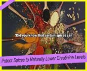 5 Potent Spices to Naturally Lower Creatinine L from l c shaw audiobook