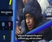 Marco Asensio said Kylian Mbappe gives the team a lot, after the Frenchman started on the bench for PSG