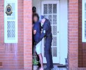 Raptor Squad arrest man over alleged armed affray. Picture: NSW Police
