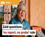 The former law minister claims when he was charged in 2015, a policeman had lodged the first report.&#60;br/&#62;&#60;br/&#62;Read More: &#60;br/&#62;https://www.freemalaysiatoday.com/category/nation/2024/04/04/zaid-questions-no-report-no-probe-rule/ &#60;br/&#62;&#60;br/&#62;Laporan Lanjut: &#60;br/&#62;https://www.freemalaysiatoday.com/category/bahasa/tempatan/2024/04/04/zaid-persoal-peraturan-tiada-laporan-tiada-siasatan/&#60;br/&#62;&#60;br/&#62;Free Malaysia Today is an independent, bi-lingual news portal with a focus on Malaysian current affairs.&#60;br/&#62;&#60;br/&#62;Subscribe to our channel - http://bit.ly/2Qo08ry&#60;br/&#62;------------------------------------------------------------------------------------------------------------------------------------------------------&#60;br/&#62;Check us out at https://www.freemalaysiatoday.com&#60;br/&#62;Follow FMT on Facebook: https://bit.ly/49JJoo5&#60;br/&#62;Follow FMT on Dailymotion: https://bit.ly/2WGITHM&#60;br/&#62;Follow FMT on X: https://bit.ly/48zARSW &#60;br/&#62;Follow FMT on Instagram: https://bit.ly/48Cq76h&#60;br/&#62;Follow FMT on TikTok : https://bit.ly/3uKuQFp&#60;br/&#62;Follow FMT Berita on TikTok: https://bit.ly/48vpnQG &#60;br/&#62;Follow FMT Telegram - https://bit.ly/42VyzMX&#60;br/&#62;Follow FMT LinkedIn - https://bit.ly/42YytEb&#60;br/&#62;Follow FMT Lifestyle on Instagram: https://bit.ly/42WrsUj&#60;br/&#62;Follow FMT on WhatsApp: https://bit.ly/49GMbxW &#60;br/&#62;------------------------------------------------------------------------------------------------------------------------------------------------------&#60;br/&#62;Download FMT News App:&#60;br/&#62;Google Play – http://bit.ly/2YSuV46&#60;br/&#62;App Store – https://apple.co/2HNH7gZ&#60;br/&#62;Huawei AppGallery - https://bit.ly/2D2OpNP&#60;br/&#62;&#60;br/&#62;#FMTNews #ZaidIbrahim #DrAkmalSaleh #PDRM