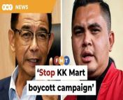 Abdul Karim Rahman Hamzah also asks why the cops have yet to nab those behind the recent attacks on KK Mart outlets.&#60;br/&#62;&#60;br/&#62;Read More: https://www.freemalaysiatoday.com/category/nation/2024/04/04/akmal-needs-to-put-a-lid-on-it-says-sarawak-minister/&#60;br/&#62;&#60;br/&#62;Laporan Lanjut: https://www.freemalaysiatoday.com/category/bahasa/tempatan/2024/04/04/akmal-harus-henti-kempen-boikot-kata-menteri-sarawak/&#60;br/&#62;&#60;br/&#62;Free Malaysia Today is an independent, bi-lingual news portal with a focus on Malaysian current affairs.&#60;br/&#62;&#60;br/&#62;Subscribe to our channel - http://bit.ly/2Qo08ry&#60;br/&#62;------------------------------------------------------------------------------------------------------------------------------------------------------&#60;br/&#62;Check us out at https://www.freemalaysiatoday.com&#60;br/&#62;Follow FMT on Facebook: https://bit.ly/49JJoo5&#60;br/&#62;Follow FMT on Dailymotion: https://bit.ly/2WGITHM&#60;br/&#62;Follow FMT on X: https://bit.ly/48zARSW &#60;br/&#62;Follow FMT on Instagram: https://bit.ly/48Cq76h&#60;br/&#62;Follow FMT on TikTok : https://bit.ly/3uKuQFp&#60;br/&#62;Follow FMT Berita on TikTok: https://bit.ly/48vpnQG &#60;br/&#62;Follow FMT Telegram - https://bit.ly/42VyzMX&#60;br/&#62;Follow FMT LinkedIn - https://bit.ly/42YytEb&#60;br/&#62;Follow FMT Lifestyle on Instagram: https://bit.ly/42WrsUj&#60;br/&#62;Follow FMT on WhatsApp: https://bit.ly/49GMbxW &#60;br/&#62;------------------------------------------------------------------------------------------------------------------------------------------------------&#60;br/&#62;Download FMT News App:&#60;br/&#62;Google Play – http://bit.ly/2YSuV46&#60;br/&#62;App Store – https://apple.co/2HNH7gZ&#60;br/&#62;Huawei AppGallery - https://bit.ly/2D2OpNP&#60;br/&#62;&#60;br/&#62;#FMTNews #KarimRahmanHamzah #AkmalSaleh #StopBoycott #KKMart