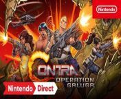 Contra Operation Galuga - Announcement Trailer - Nintendo Switch from super contra fighter game 240