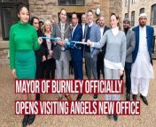 The Mayor of Burnley Councillor Raja Arif Khan was on hand to officially open the new offices of Visiting Angels in the Northlight Centre, Brierfield.