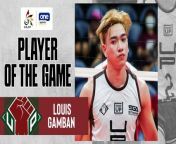 UAAP Player of the Game Highlights: Louis Gamban fights his way for UP from fight for my way ep9