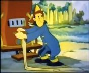 Fleischer cartoon Gabby Fire Cheese 1941) (old free cartoon funny public domain) from domain in hindi