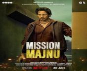 Mission Majnu is an 2023 Indian Hindi-language action thriller film[1] directed by Shantanu Bagchi and produced by Ronnie Screwvala, Amar Butala and Garima Mehta.[2][3] Starring Sidharth Malhotra, the film takes place before and during the Indo-Pakistani War of 1971.[4][5][6] Rashmika Mandanna, Parmeet Sethi, Sharib Hashmi, Kumud Mishra, and Rajit Kapur play supporting roles.