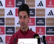 Arsenal boss Mikel Arteta hailed Tottenham as a great opponent but said his side are more than ready for the North London Derby&#60;br/&#62;London Colney, London, UK