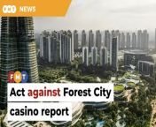 The prime minister says parties mentioned in the Bloomberg article must ‘take the necessary action’.&#60;br/&#62;&#60;br/&#62;Read More: &#60;br/&#62;https://www.freemalaysiatoday.com/category/nation/2024/04/26/act-against-casino-for-forest-city-report-says-anwar/ &#60;br/&#62;&#60;br/&#62;Laporan Lanjut: &#60;br/&#62;https://www.freemalaysiatoday.com/category/bahasa/tempatan/2024/04/26/sabotaj-berniat-jahat-kata-mb-johor-berkait-laporan-kasino-di-forest-city/&#60;br/&#62;&#60;br/&#62;Free Malaysia Today is an independent, bi-lingual news portal with a focus on Malaysian current affairs.&#60;br/&#62;&#60;br/&#62;Subscribe to our channel - http://bit.ly/2Qo08ry&#60;br/&#62;------------------------------------------------------------------------------------------------------------------------------------------------------&#60;br/&#62;Check us out at https://www.freemalaysiatoday.com&#60;br/&#62;Follow FMT on Facebook: https://bit.ly/49JJoo5&#60;br/&#62;Follow FMT on Dailymotion: https://bit.ly/2WGITHM&#60;br/&#62;Follow FMT on X: https://bit.ly/48zARSW &#60;br/&#62;Follow FMT on Instagram: https://bit.ly/48Cq76h&#60;br/&#62;Follow FMT on TikTok : https://bit.ly/3uKuQFp&#60;br/&#62;Follow FMT Berita on TikTok: https://bit.ly/48vpnQG &#60;br/&#62;Follow FMT Telegram - https://bit.ly/42VyzMX&#60;br/&#62;Follow FMT LinkedIn - https://bit.ly/42YytEb&#60;br/&#62;Follow FMT Lifestyle on Instagram: https://bit.ly/42WrsUj&#60;br/&#62;Follow FMT on WhatsApp: https://bit.ly/49GMbxW &#60;br/&#62;------------------------------------------------------------------------------------------------------------------------------------------------------&#60;br/&#62;Download FMT News App:&#60;br/&#62;Google Play – http://bit.ly/2YSuV46&#60;br/&#62;App Store – https://apple.co/2HNH7gZ&#60;br/&#62;Huawei AppGallery - https://bit.ly/2D2OpNP&#60;br/&#62;&#60;br/&#62;#FMTNews #AnwarIbrahim #VincentTan #LimKokThay #ForestCity